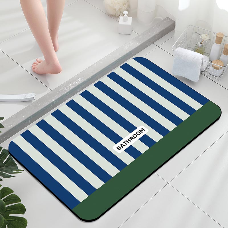 Zara Home Bathroom Accessories - 미끄럼 방지 목욕 매트, 줄무늬 별