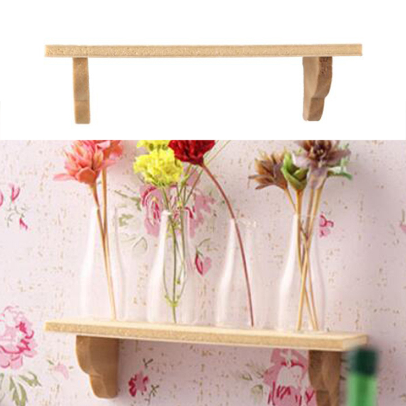Home Bathroom Furniture - 1pcs 1:12 인형 집 나무 벽