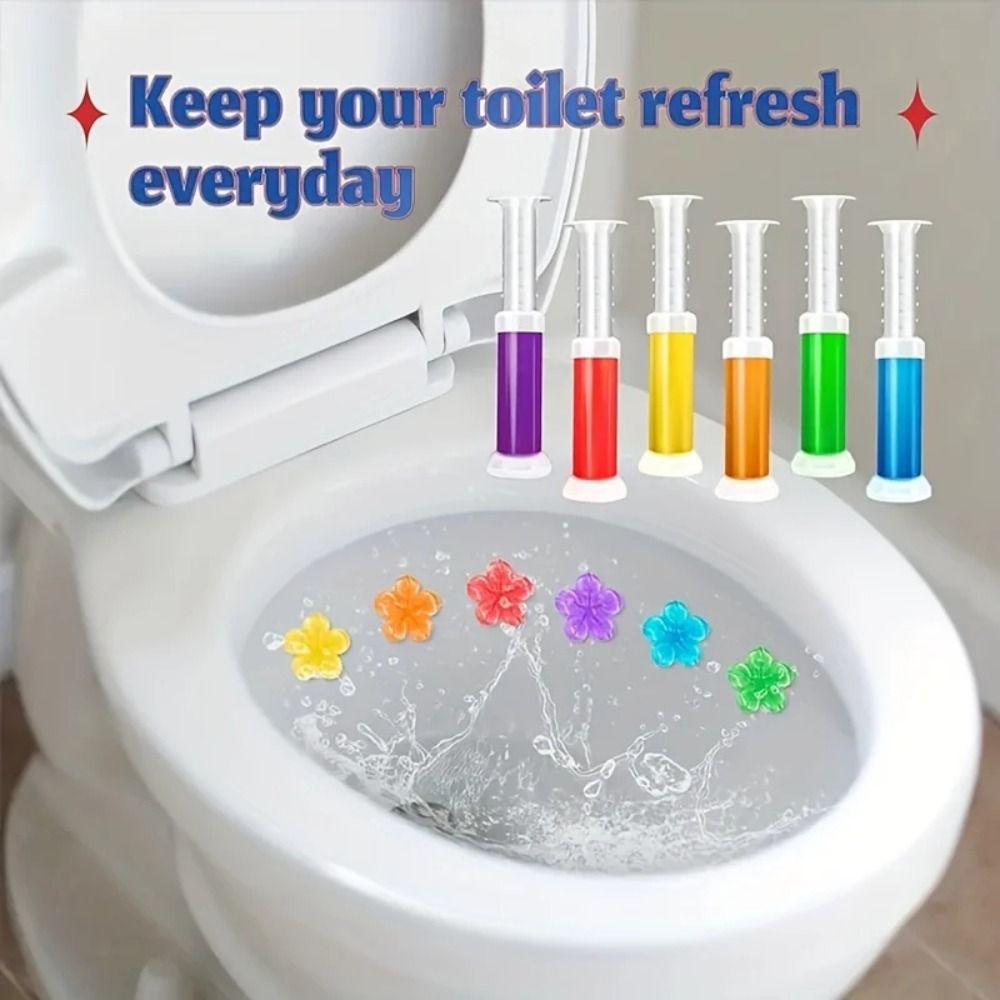 Home Bathroom Freshener - 2024 아로마 플라워 화장실 클리너 젤