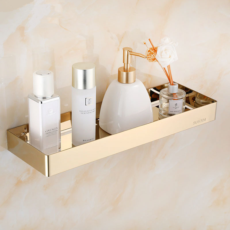 Home Bathroom Furniture - 욕실 선반 스테인레스 스틸 골드 샤워