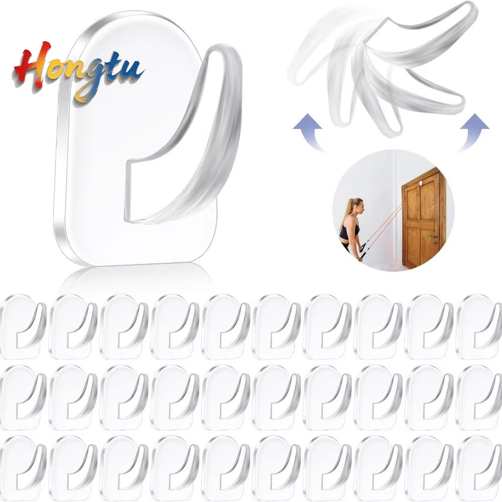 Home Bathroom Door - 10피스 심플 미니 스티키 후크. 방수,
