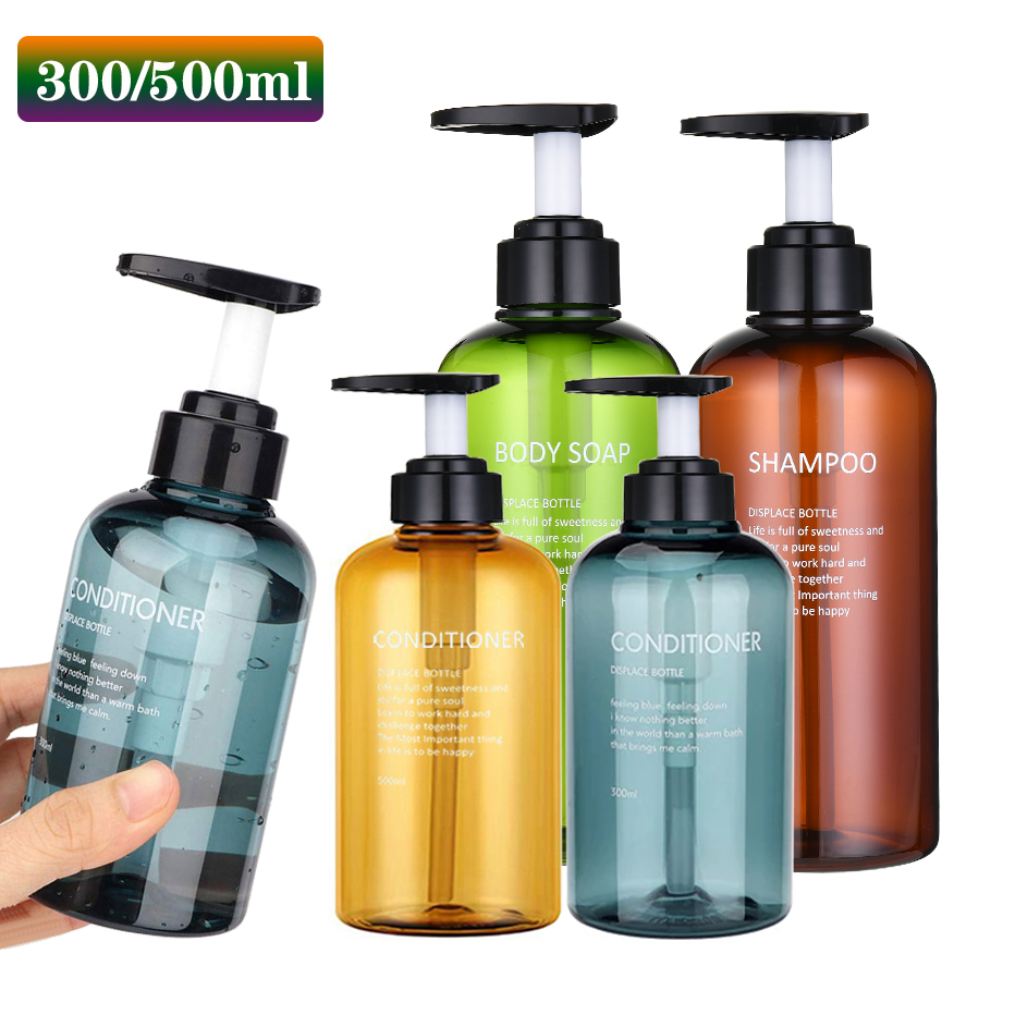 Zara Home Bathroom Accessories - 300/500ML 비누 디스펜서 병 샴푸 컨디셔너