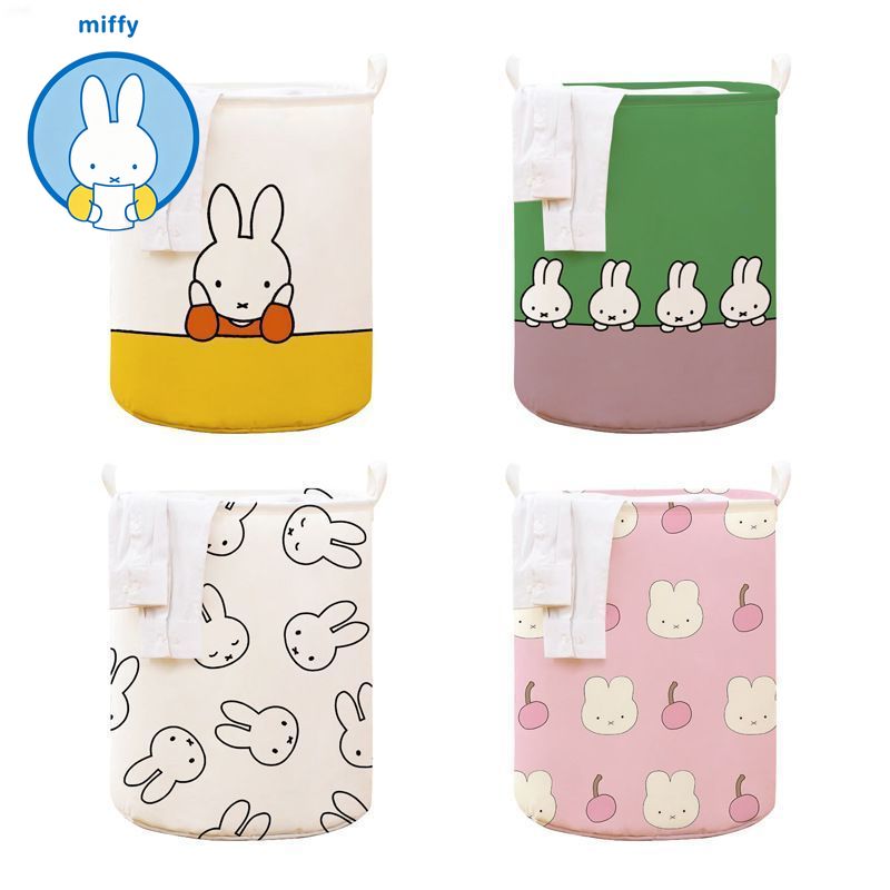 Home Edit Bathroom Storage - 귀여운 미피 만화 캐릭터 접이식 빨래