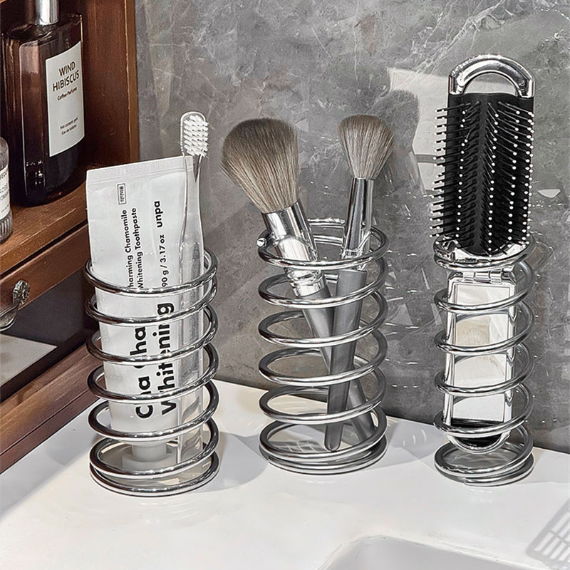 스테인리스 스틸 칫솔 홀더 스프링형 데스크탑 칫솔 치약 - Zara Home Bathroom Accessories 리뷰 및 가격
