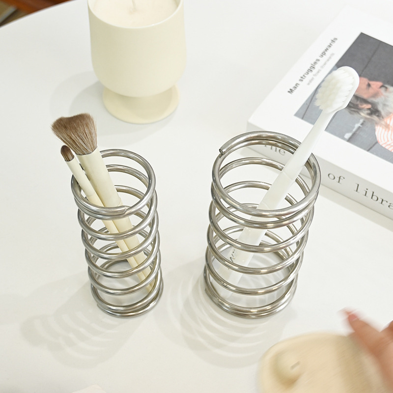 스테인리스 스틸 칫솔 홀더 스프링형 데스크탑 칫솔 치약 - Zara Home Bathroom Accessories 리뷰 및 가격