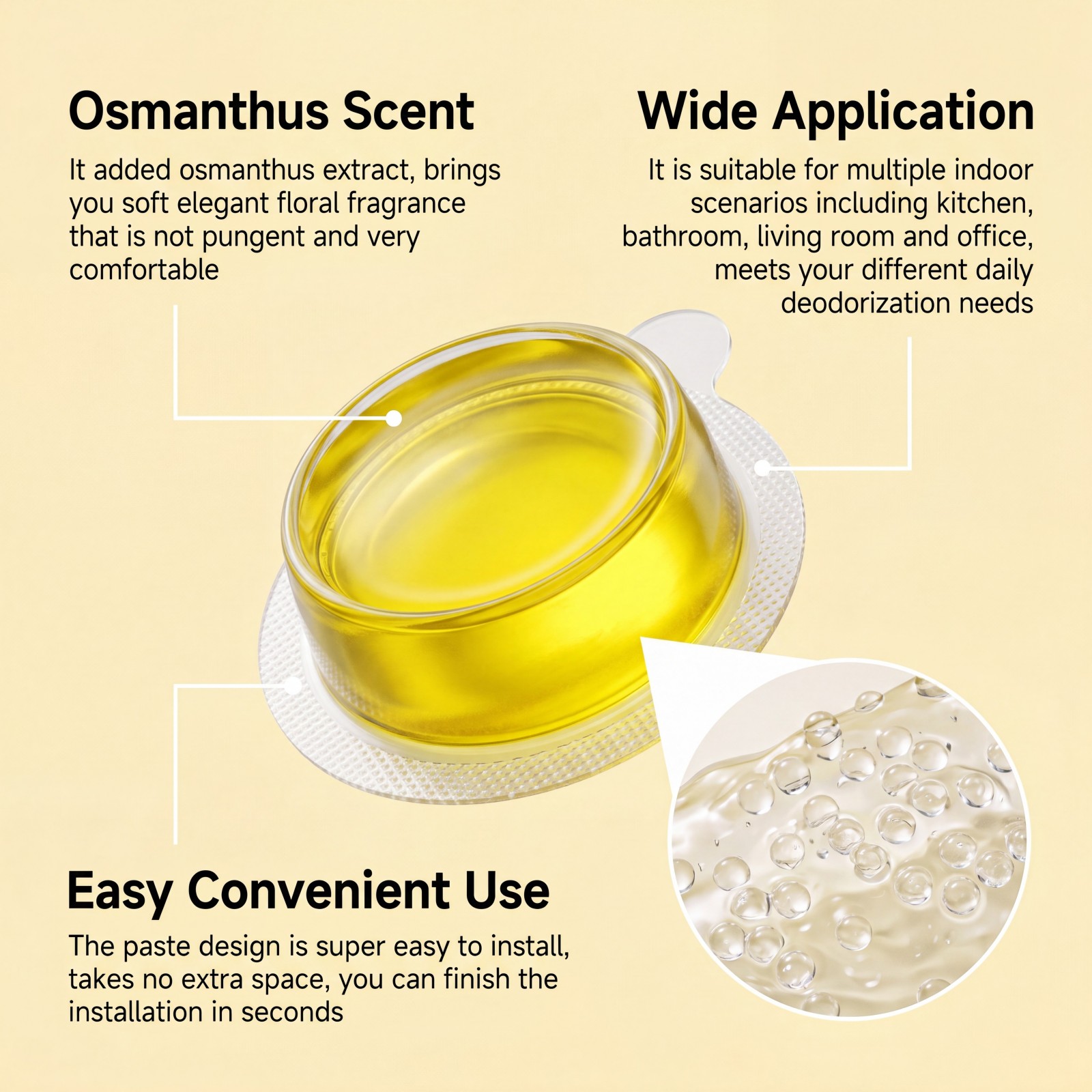 6x Osmanthus 쓰레기통 탈취제 불쾌한 냄새 제 - Home Bathroom Freshener 리뷰 및 가격