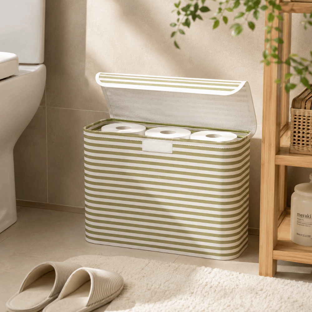 뚜껑이 있는 접이식 화장지 홀더 공간 절약형 욕실 티슈 - Toilet Paper Holder 리뷰 및 가격