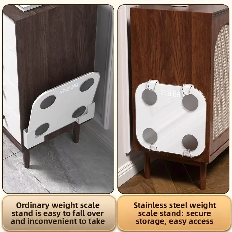 새로운 벽걸이형 체중계 보관 랙 범용 브래킷 흔적 없는 - Home Bathroom Scales 리뷰 및 가격