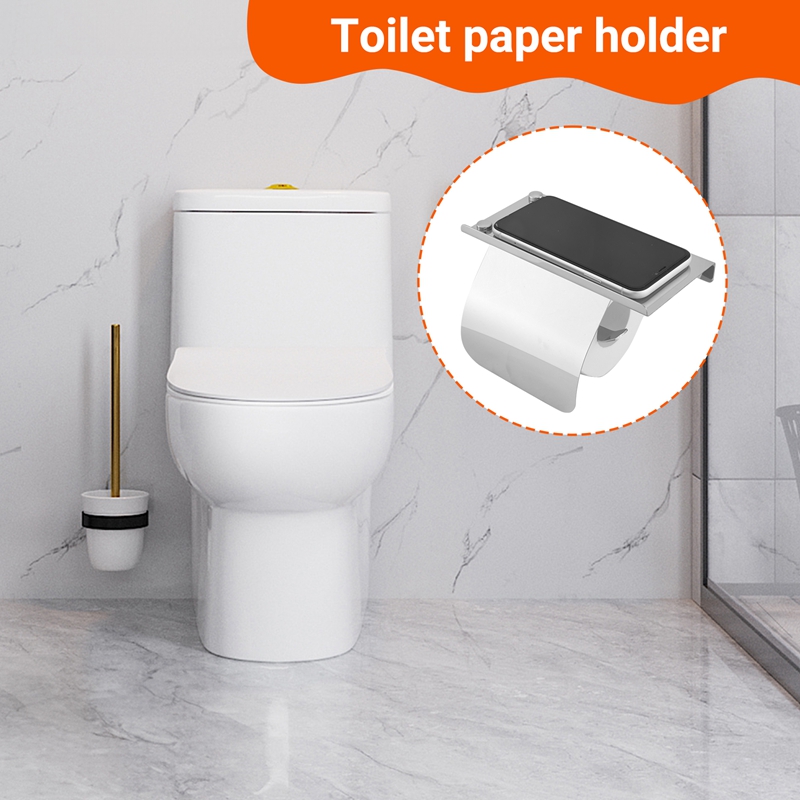모던 스테인리스 스틸 벽걸이형 화장지 홀더 폰 선반 포 - Toilet Paper Holder 리뷰 및 가격