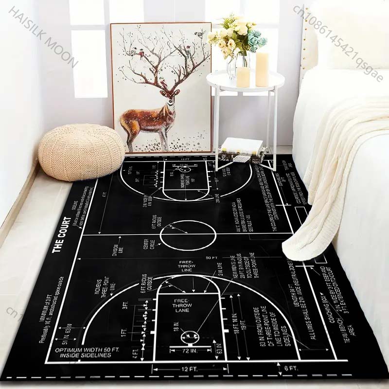 여러 크기의 농구 코트 레이아웃 카펫 거실 침실 소파  - Home Bathroom Layout 리뷰 및 가격