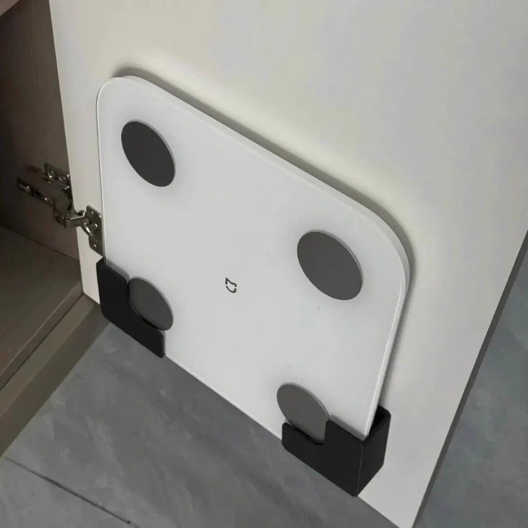 흰색 자가 접착식 체중계 벽걸이 홀더 공간 절약형 욕실 - Home Bathroom Scales 리뷰 및 가격