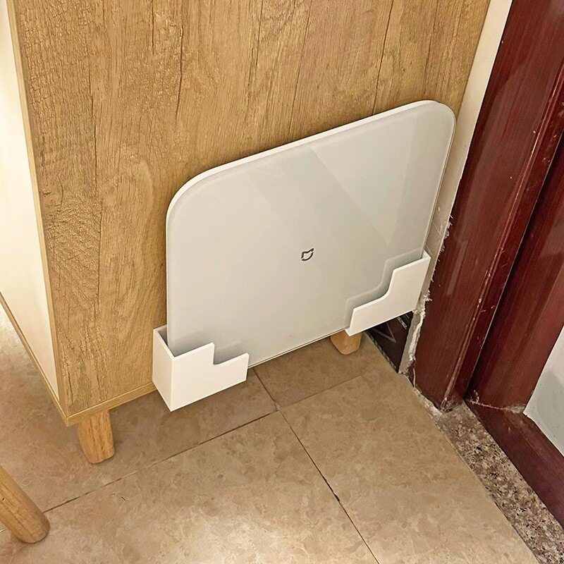 흰색 자가 접착식 체중계 벽걸이 홀더 공간 절약형 욕실 - Home Bathroom Scales 리뷰 및 가격
