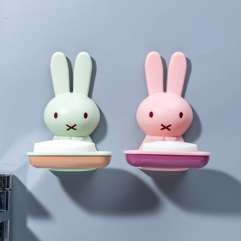미피 플라스틱 비누통 고급스러운 창의적인 흡착 컵 디자 - Home Edit Bathroom Storage 리뷰 및 가격