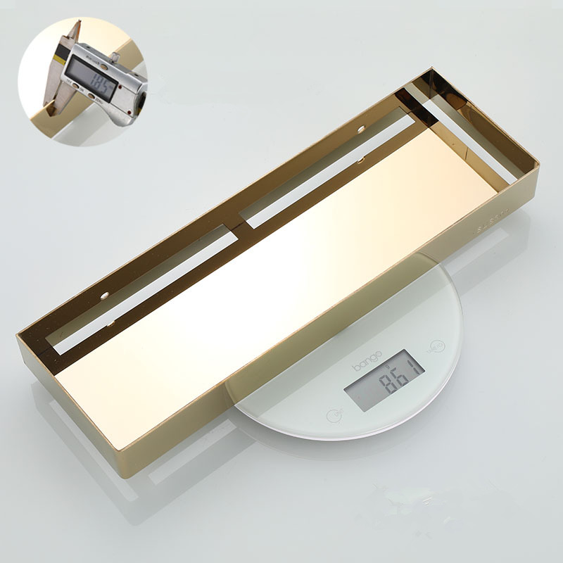 욕실 선반 스테인레스 스틸 골드 샤워 랙 코너 선반 광 - Home Bathroom Furniture 리뷰 및 가격