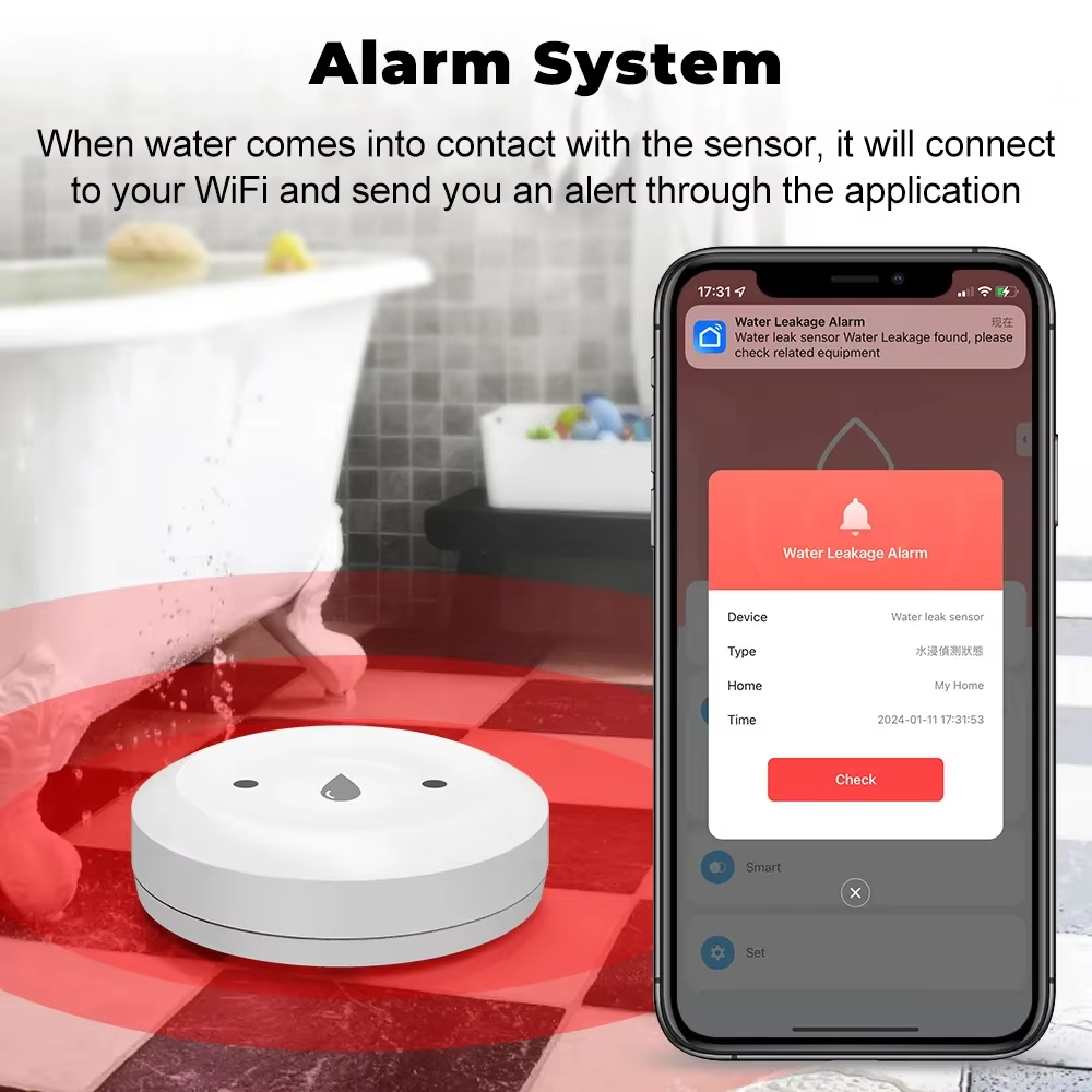 Tuya ZigBee 3.0 누수 감지기 홈 어시스턴트 - Bathroom Home Improvement 리뷰 및 가격
