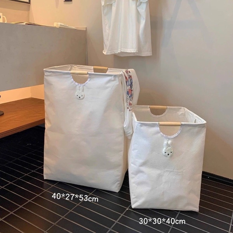 카와이 미피 토끼 귀여운 면과 삼베 소재의 손잡이가 있 - Home Edit Bathroom Storage 리뷰 및 가격