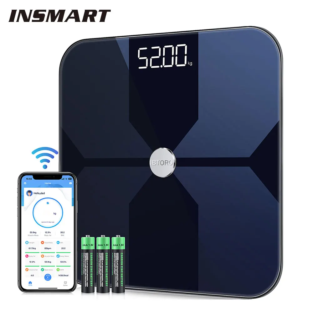 체지방 스케일 Wifi 홈 정밀 지능형 전자 지방 측정 - Home Bathroom Scales 리뷰 및 가격