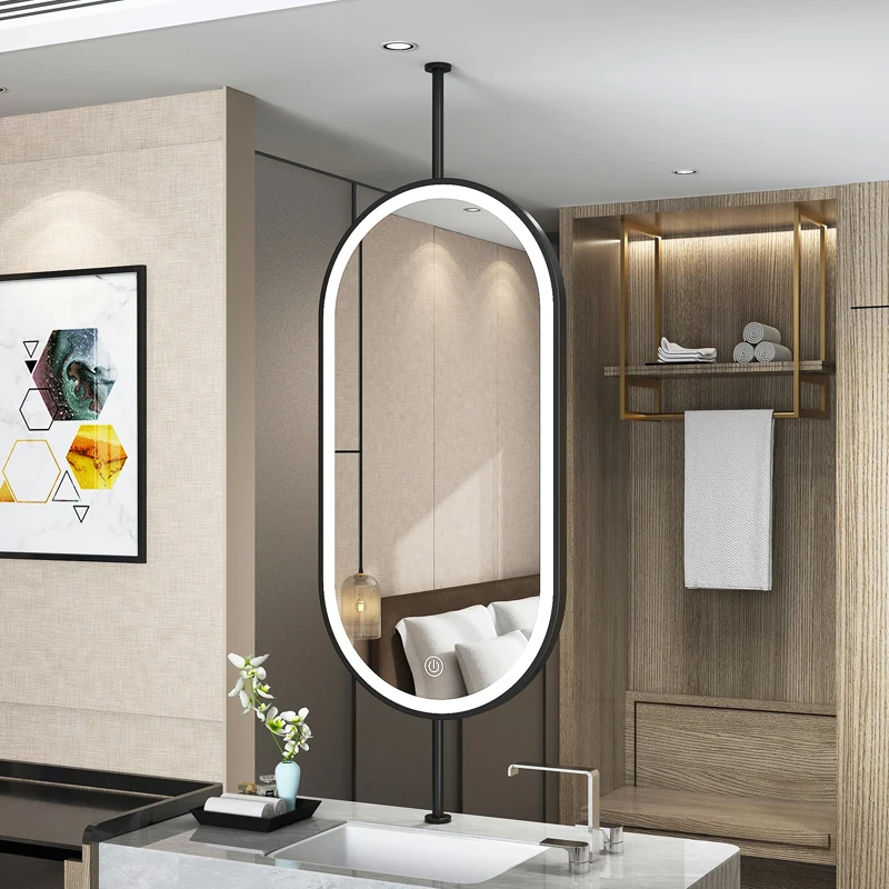 사이즈 60x90cm 천장형 타원형 거울 모던 심플 홈 - Home Bathroom Furniture 리뷰 및 가격